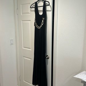 NWT scoop back sleeveless maxi gown